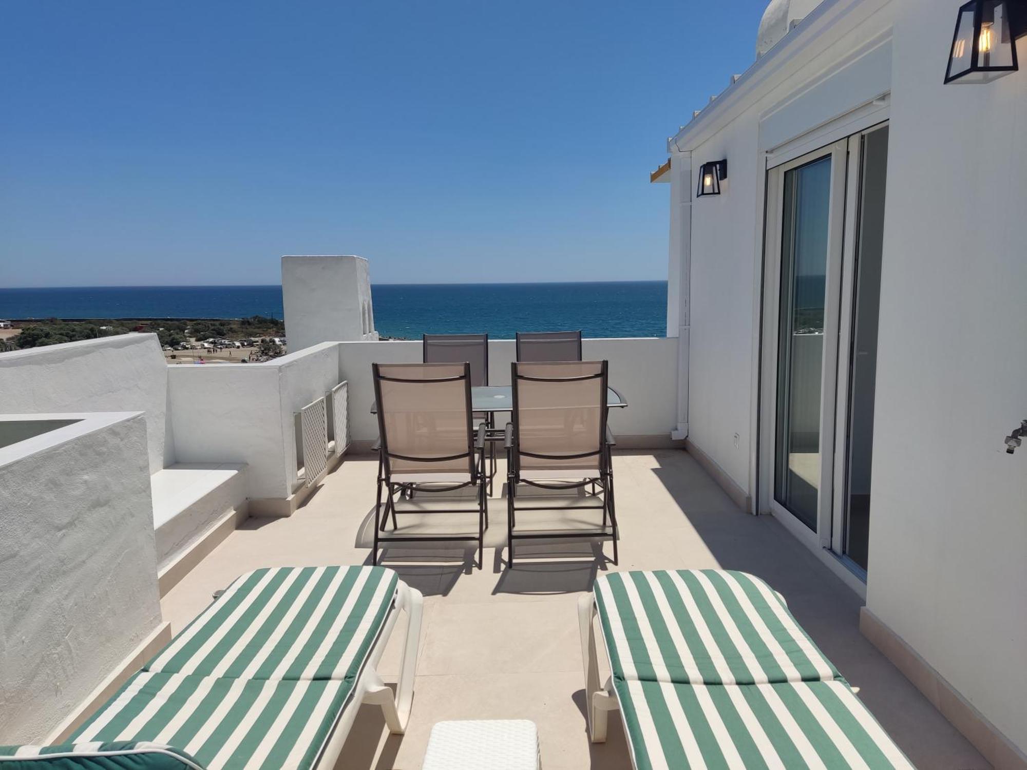Ferienwohnung Front Sea View Penthouse Estepona Exterior foto